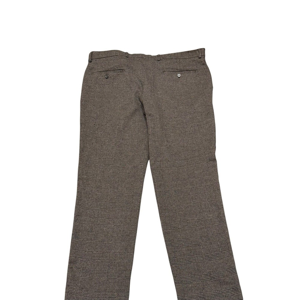 Men's TruClothing Vintage Collection 46R Blazer 40R Pants Brown & Black Preowned - Picture 6 of 12